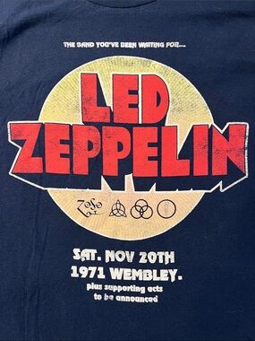 Led Zeppelin 1971 Wembley Large